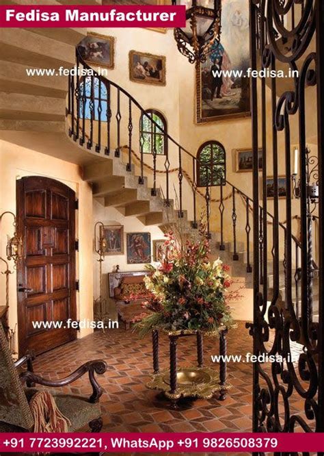 Stair Railing Wood And Steel, Iron Stair Railing Price | Living room ...