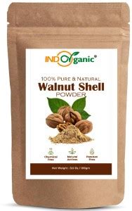 Indo Organic Walnut Shell Powder For Face & Skin Scrub Formulation-Dead ...
