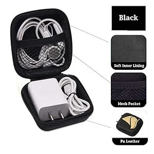 Stealodeal Square Boat Leather Zipper Earphone Case : Amazon.in ...