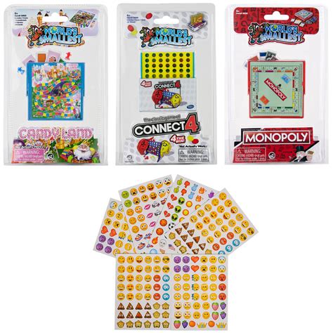 Buy World's Smallest Games Bundle Set of 3 Candy Land - Connect 4 ...