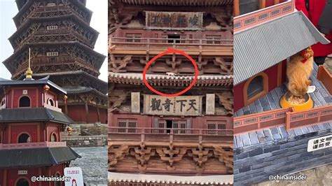 'Pagoda Guardian Cats': This 1000-Year-Old Wooden Structure Is Guarded ...