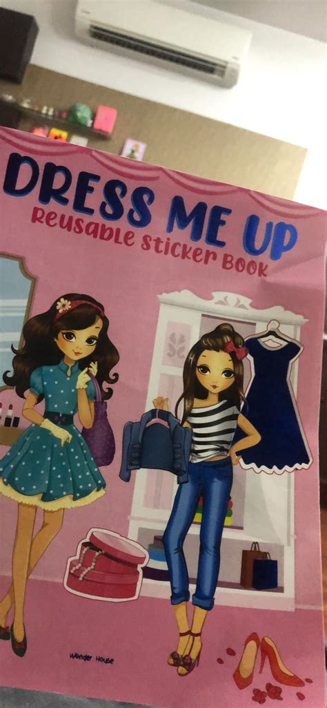 Dress Me Up Reusable Sticker Book For Children : Wonder House Books ...