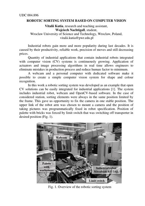 Image result for Robotic Sorting System