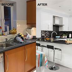 Small Kitchen Before And After Photos by Before And After Take A Look At This Kitchen Extension Small Kitchen Before And After Photos