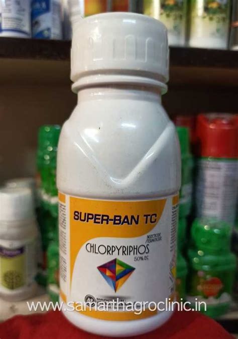 SUPER-BAN TC , chlorpyriphos 50% ec , Insecticide,... | SAMARTH AGRO ...