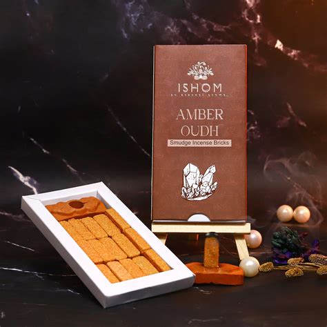 Amber Oudh Incense Smudge Brick | Spiritual Senses