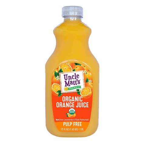 Uncle Matt's Organic Pulp Free Orange Juice 52 fl oz | Shipt
