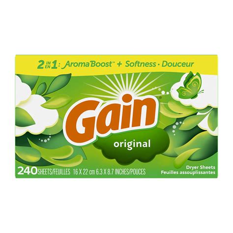 Gain Dryer Sheets, Original, 240 Count : Amazon.in: Health & Personal Care