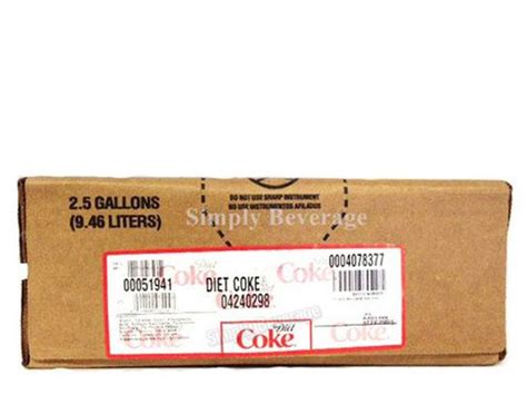 Diet Coke Soda Syrup Concentrate 2.5 Gallon Bag in Box- Buy Online in ...