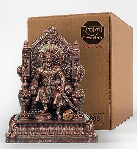 Buy Rachana creation Chhatrapati Shivaji Maharaj Statue_5 inch for Home ...