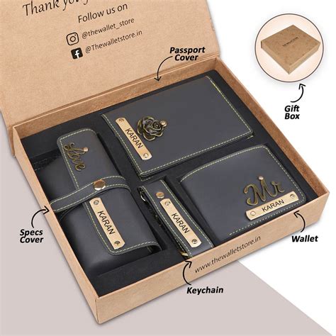 Complete Wallet Specs & Passport Cover with Keychain Combo