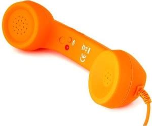 TECHGEAR Phone Radiation Free 3.5mm Wired Retro Handset Receiver Wired ...