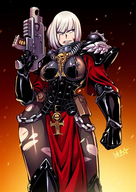 adepta sororitas (warhammer 40k) drawn by ryuusei_(mark_ii) | Danbooru