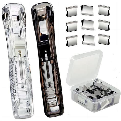 Amazon.com : LYMEIXHO 2 Pack Portable Handheld Paper Clam Clip ...