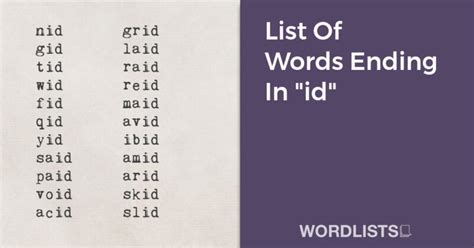 List Of Words Ending In "ity"
