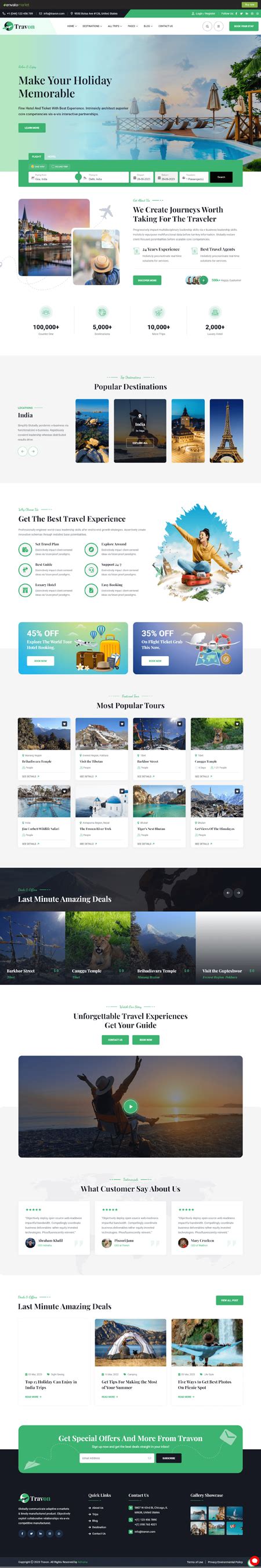 Travel Website Examples 的图像结果