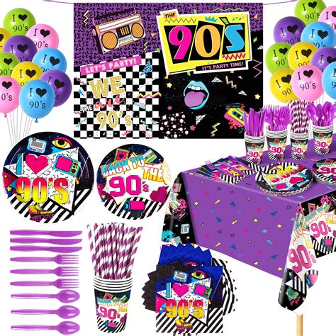 Turn back time with these 90s theme party decorations - Get inspired here