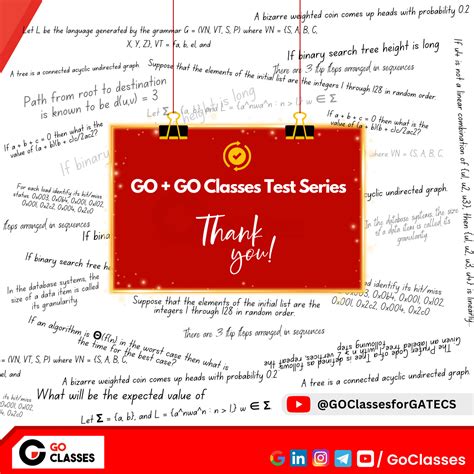 Recent posts in From GO Admins - GATE Overflow for GATE CSE