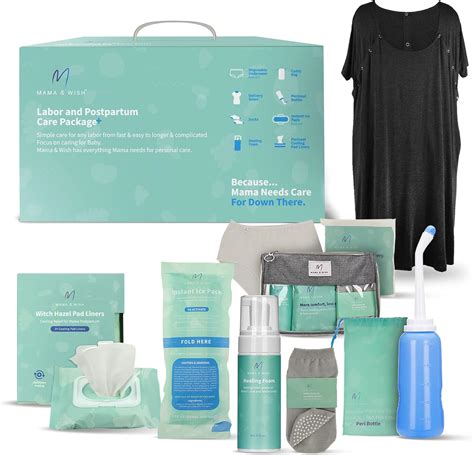 Amazon.com: Mama & Wish® Postpartum Essentials Kit (14-Piece ...