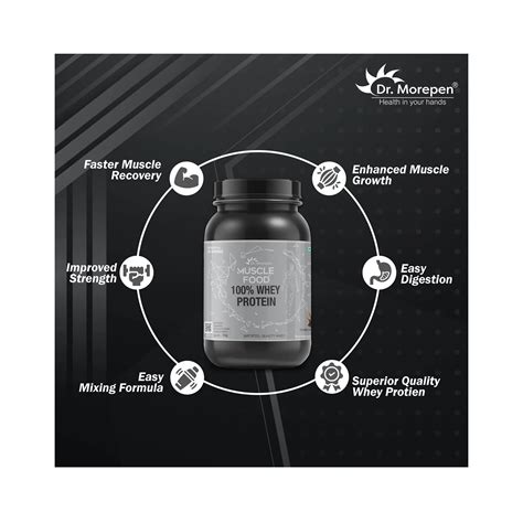 Dr Morepen Muscle Food 100% Whey Protein (1kg) - Cureka