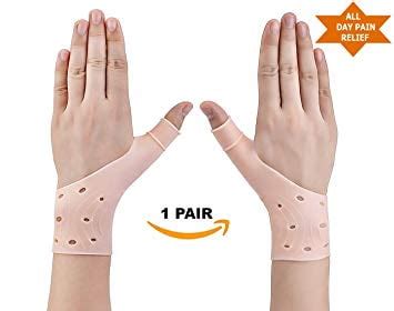 Buy 1 Pair Gel Wrist Thumb Brace Support - Wrist & Thumb Stabilizer ...