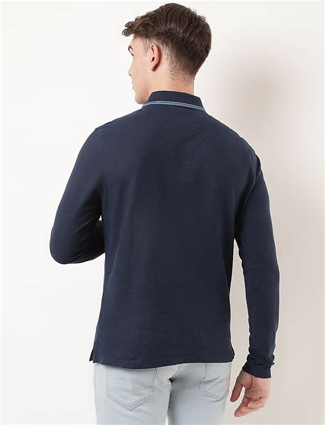 Buy Pure Cotton Logo Polo Collar T-shirt at Marks & Spencer