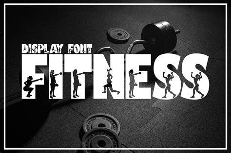 Fitness Font by AvocadoSVG · Creative Fabrica
