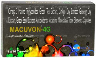 Macuvon 4g Soft Gelatin Capsule 10 - Uses, Side Effects, Dosage, Price ...