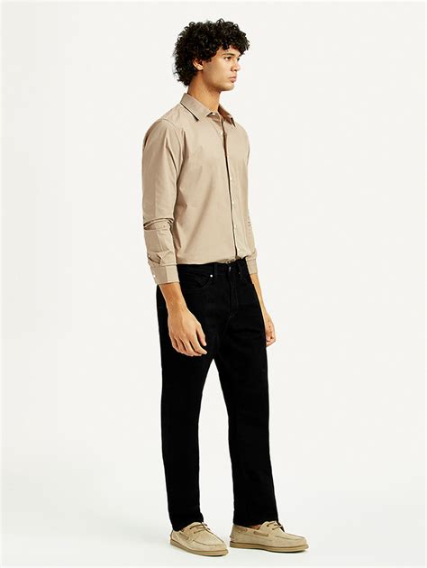 Men's Redloop 541 Black Athletic Tapered Fit Mid Rise Jeans – Levis ...