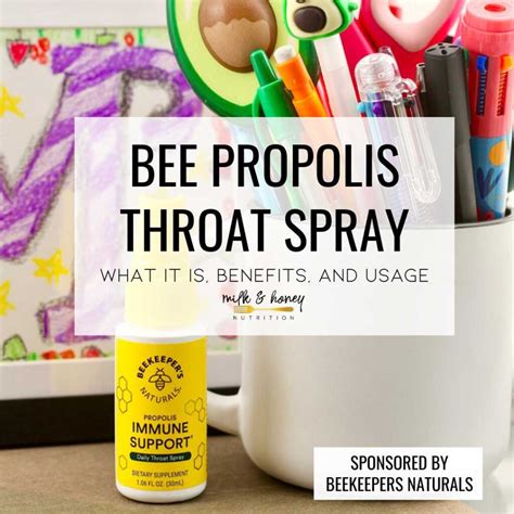 Bee Propolis Throat Spray: What It Is, Benefits, and Usage | Milk ...