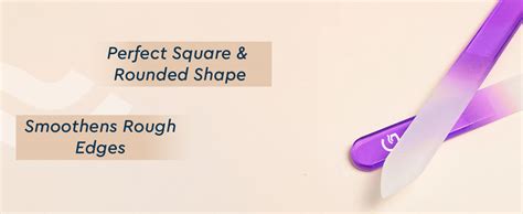 GUBB Crystal Nail Filer, Fingernail Files with Double Sided Glass ...