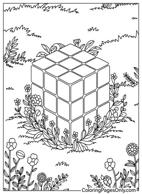 30+ Rubik's Cube Coloring Pages - Free Printable PDF & Online Coloring