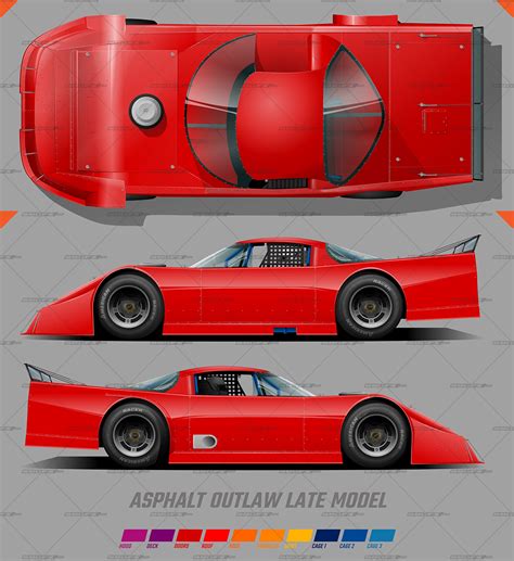 Image result for Asphalt Late Model Design Template