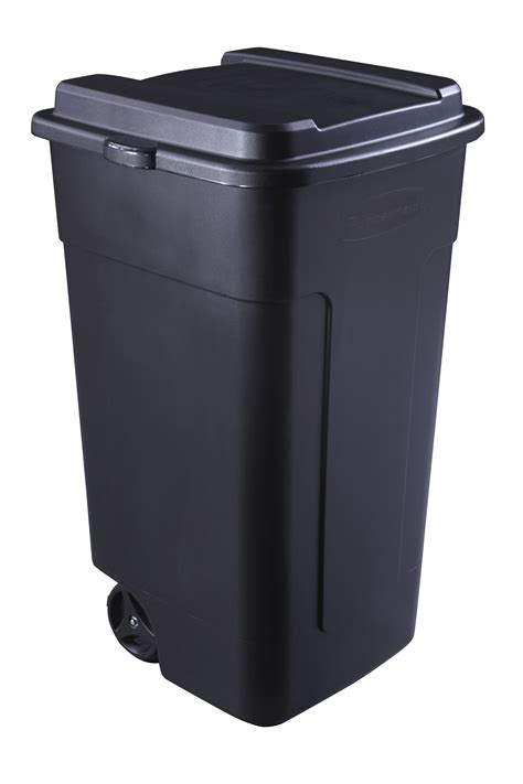 Rubbermaid Trash Can With Wheels 32 Gal at Emma Ake blog