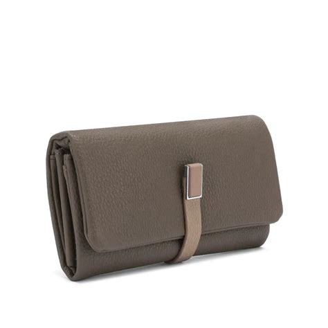 Buy Avril Dual Tone Functional Beige Wallet | Lino Perros