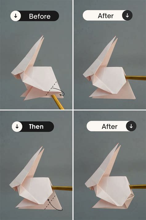 Image result for Origami Rabbit Tutorial