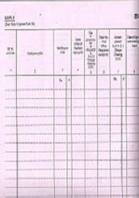 GAR-9 Bill Register - 200 folio for Central Government Office [ 17 column