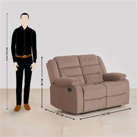 Buy Cairo Fabric 3+2+1 Seater Recliner Set - Brown from Home Centre at ...