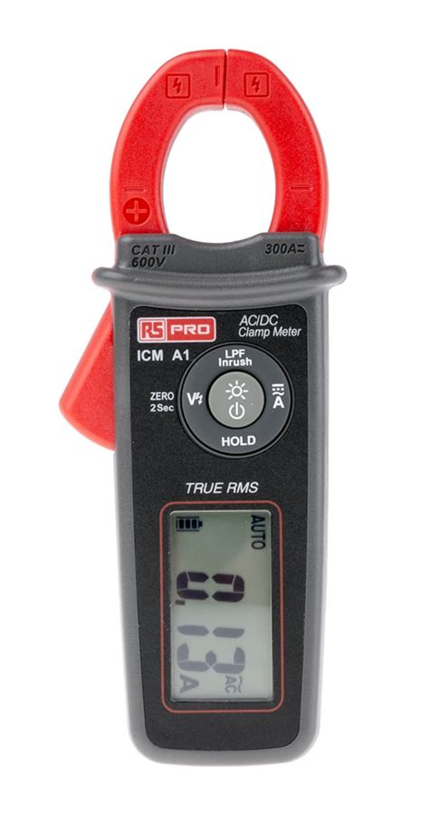 RS PRO | RS PRO ICMA1 Clamp Meter, 300A dc, Max Current 300A ac CAT III ...