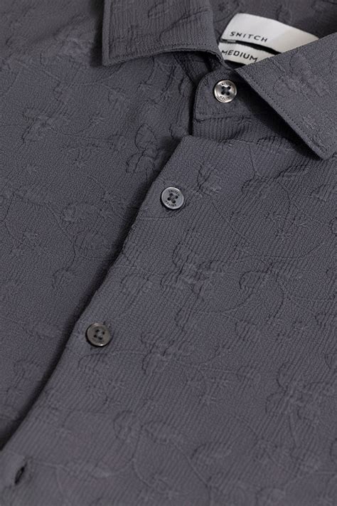 Buy Men's Lupine Grey Shirt Online | SNITCH