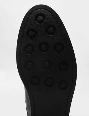 Pure Leather Plain Lace-up Formal Shoes