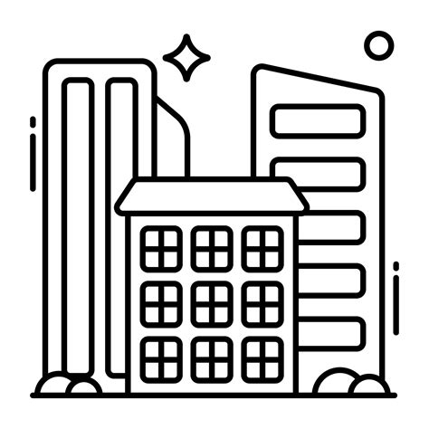 Commercial Building Vector Icon 的图像结果