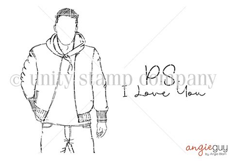 P.S. I Love You Guy - Unity Stamp Company