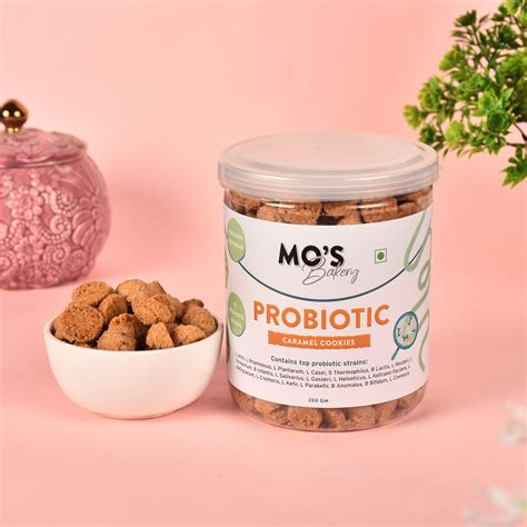 Mo's Bakery Probiotic Caramel Cookies | Healthy, Gut-Friendly Snack