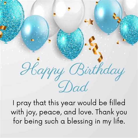 Uplifting Birthday Prayers for Dad