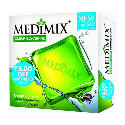 Buy Medimix Soap, Clear Glycerine Deep Hydration (Lakshadi Oil and Aloe ...