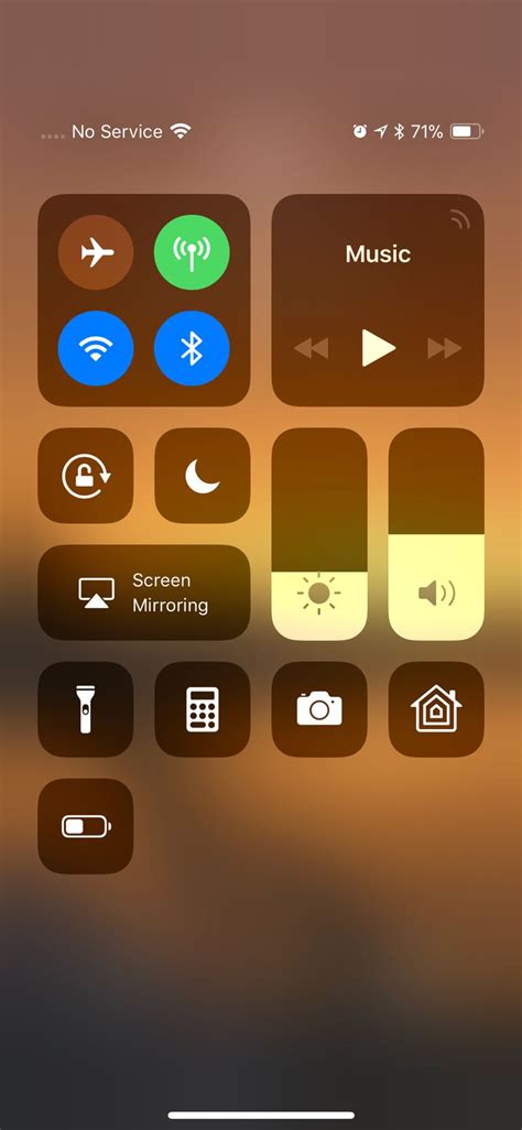 Control Center IOS 的图像结果