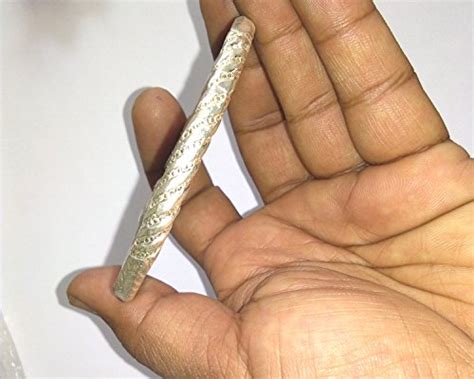 Pdj 100Grams Shermukhi Pure Sterling-Silver Kada For Men : PDJ: Amazon ...