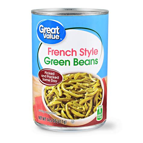 Great Value French Style Green Beans, 14.5 Oz - Walmart.com - Walmart.com
