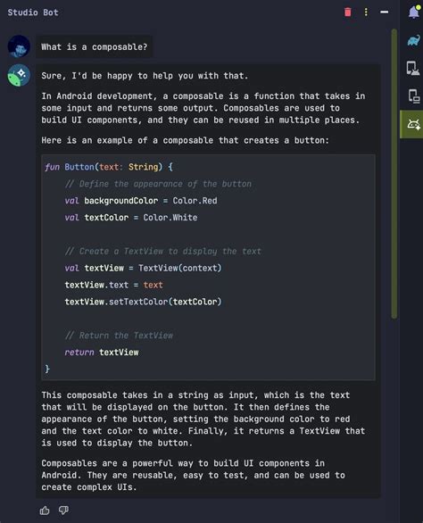 Android Studio Bot 的图像结果